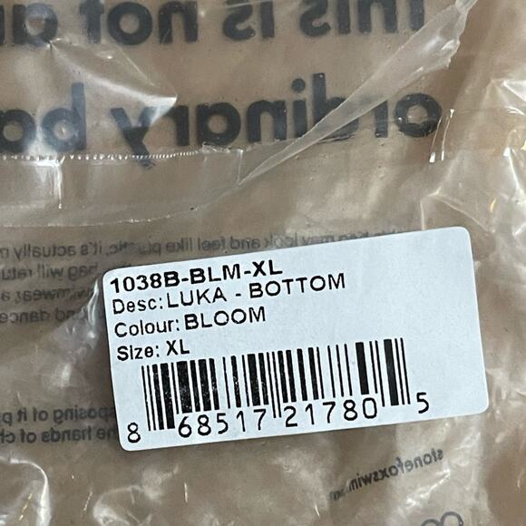 Stone Fox Swim Luka Bikini Bottom in Bloom Print Size XL NWT - Picture 8 of 9